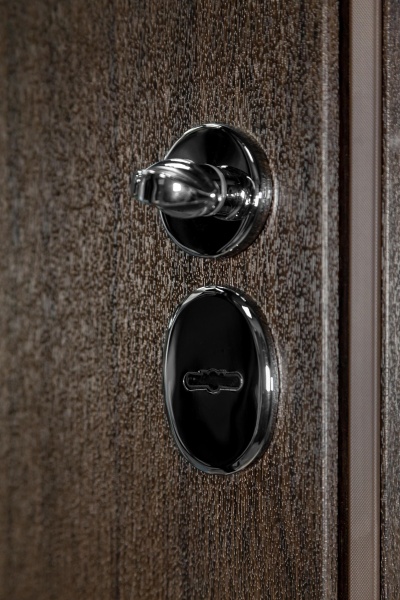 Двері вхідні Булат Термо House-703 вулична венге темний 2050x1200 мм праві