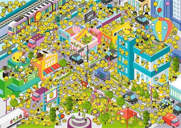 Пазл Trefl 500 Где Смайли? 37429