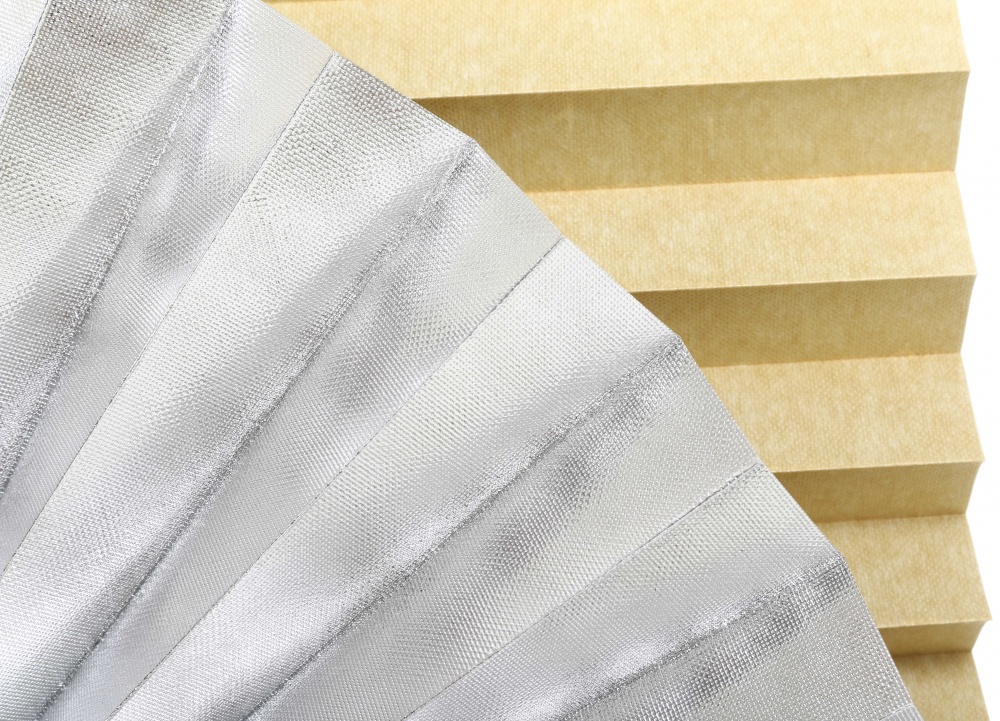 Штора-плиссе Bella Vita термо 90х180 см бежевый