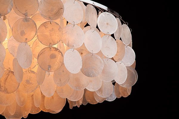 Люстра підвісна Strotskis Kachin 6x40 Вт E27 перламутровий/хром 3535/6 