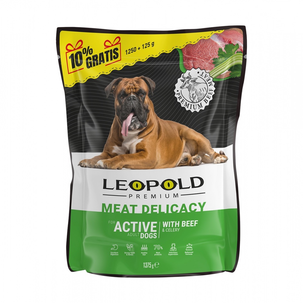 Консерва Леопольд м'ясний делікатес з телятиною і селерою 1,375 кг