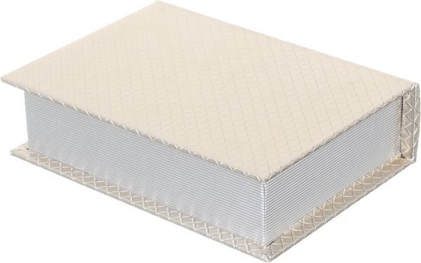 Шкатулка-книга Рубчик 23x17x6 см золото