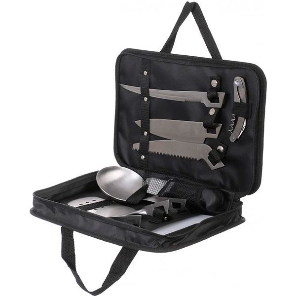 Набір для барбекю Grilland 10 предметів в чохлі BG-013