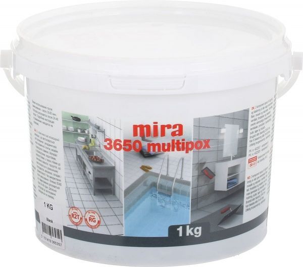 Фуга Mira 3650 multiрох 1 кг чорний