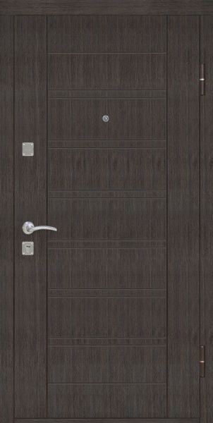 Дверь входная TM Riccardi Лагуна Эконом венге 2050х860мм правая