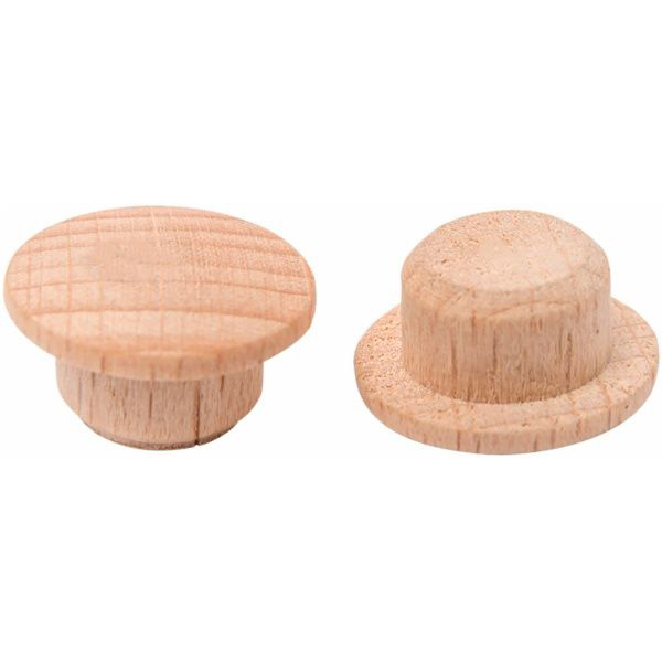 Заглушка деревянная d17 мм для отверстия d15 мм бук 6 шт 6 шт. бук 045.33.370