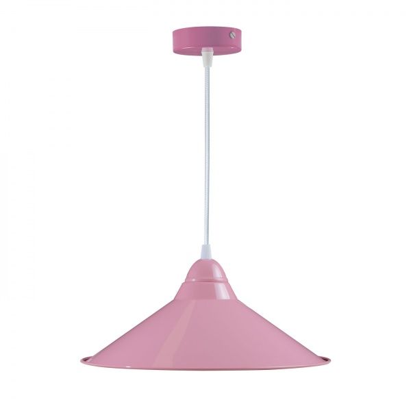 Подвес Светкомплект Loft PLC 411 1x40 Вт E27 розовый 