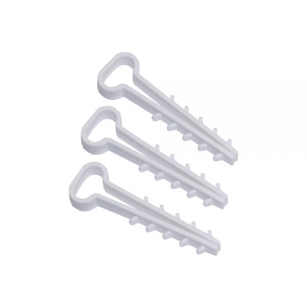 Дюбель-ялинка плоский Expert 10х5 мм 100 шт. білий 