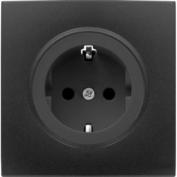 Панель розетки HausMark Bela черный SNG-SCP.RD20MG1WG-BK