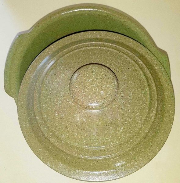 Каструля керамічна 2 л граніт світло-зелений V3031.