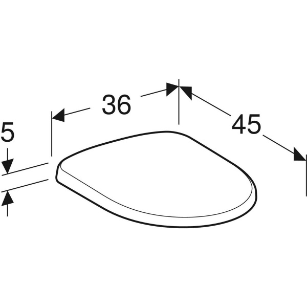Сиденье для унитаза Geberit Selnova 500.335.01.1 с кришкой