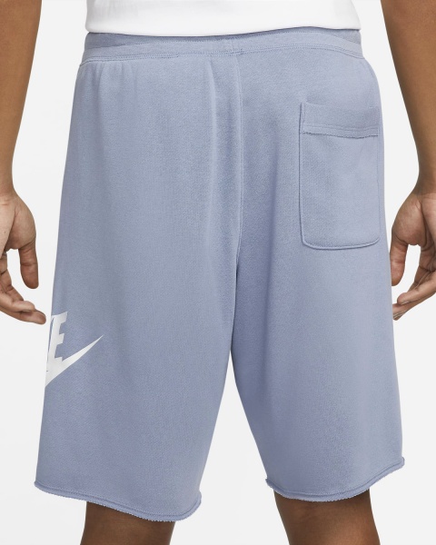 Шорты Nike CLUB ALUMNI HBR FT SHORT DX0502-493 р. L голубой