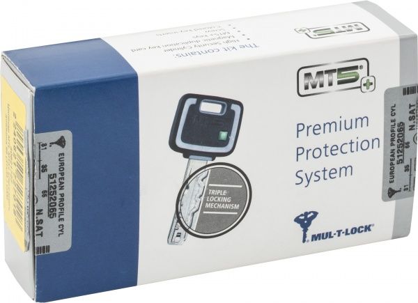 Циліндр Mul-T-Lock MT5 31x31 ключ-вороток 62 мм нікель