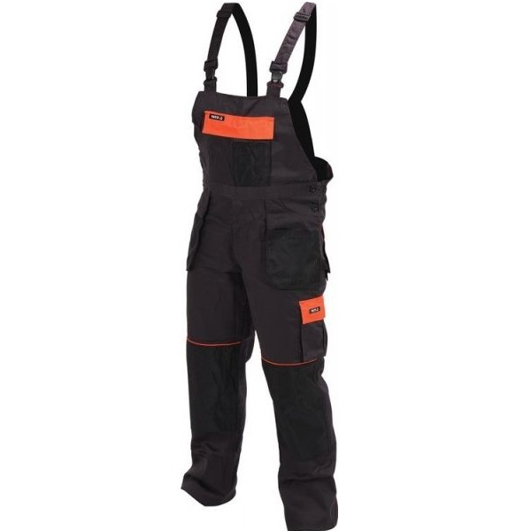 Полукомбинезон рабочий YATO р. XXXL YT-80917 черный с оранжевым