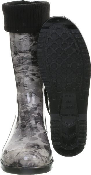 Сапоги Alisa Line Цветы р.38 черный