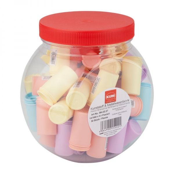 Точилка с контейнером в ассортименте 1870 Mini Pastel 39201 KUM