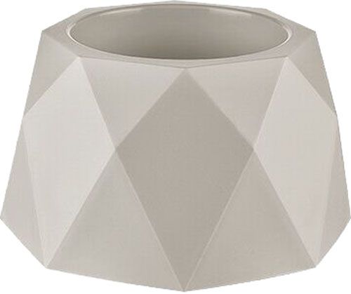Горщик для квітів Elif Plastik Гео фігурний 1,4 л білий (472Б) 