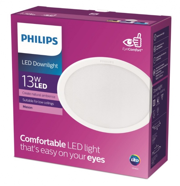 Светильник точечный Philips MESON 125 13 Вт 6500 К белый 915005748201 