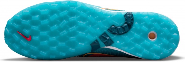 Сороконожки Nike ZOOM VAPOR 14 PRO TF DJ2851-484 р.US 11,5 голубой