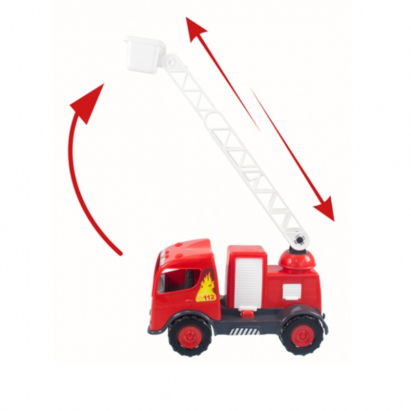 Пожарная машинка Mochtoys с лестницей 63x23x35 см 11130