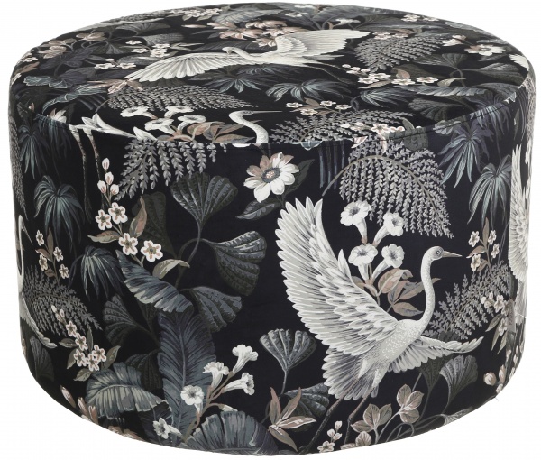 Пуф Essenza Диема Аисты 60х37х60 мм синий 