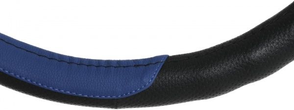 Чехол на руль Auto Assistance 13NR4002-P L черный с синим