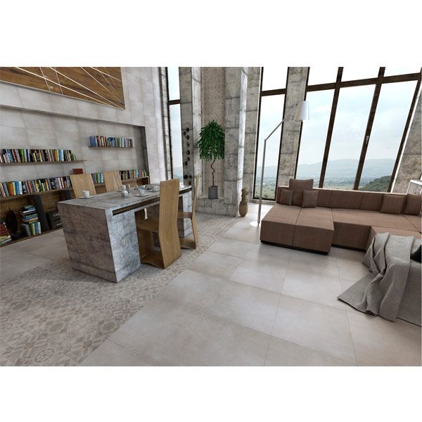 Грес Golden Tile Terragres Concrete димчастий 18В933 304х604 мм 2 гатунок