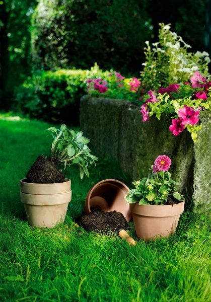 Горщик керамічний DEROMA гладкий 27х24х7,9 круглий мокко 