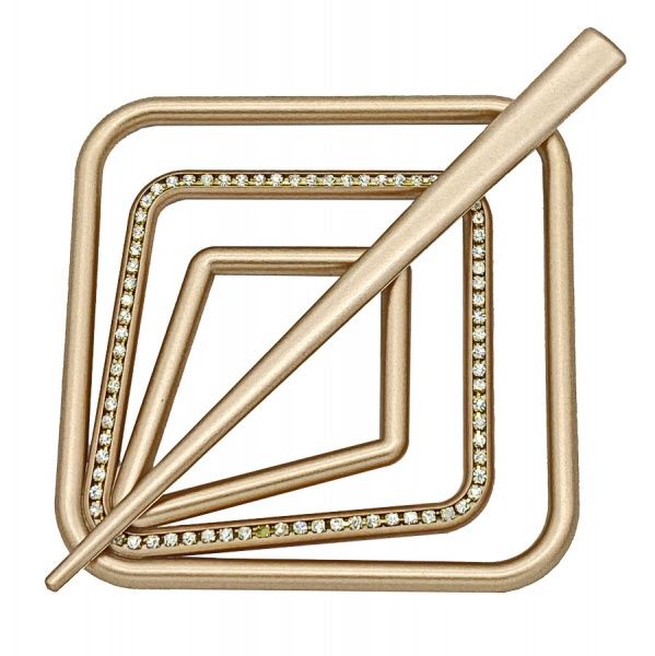 Заколка Квадрат Еліт 85х85 мм мідь В0021-8 MISLT