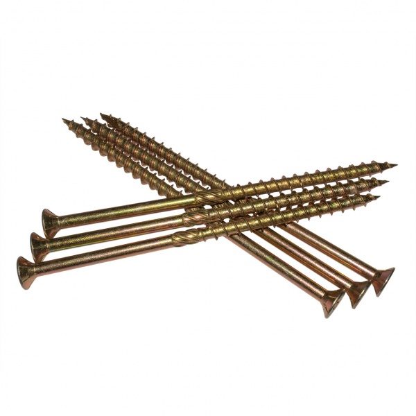 Шуруп конструкційний вага 8x160 мм жовтий цинк Expert Fix