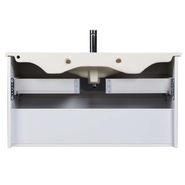 Тумба підвісна Мойдодир Сорренто 100-А з умивальником Su-100