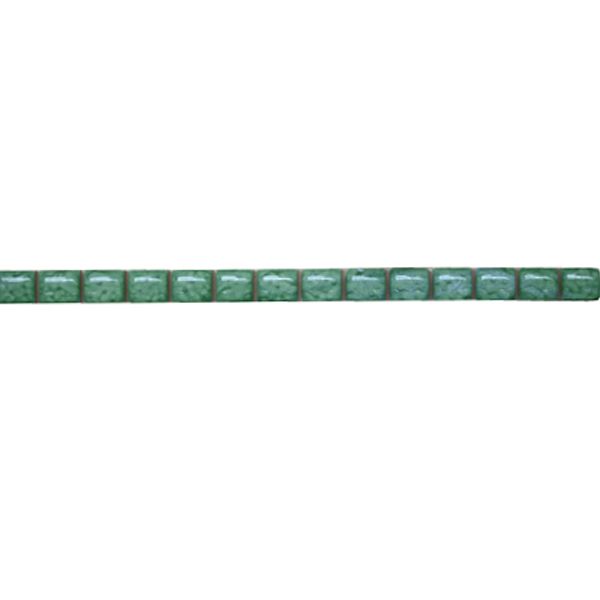 Бордюр Grandkerama олівець зелений скло 200х13 мм