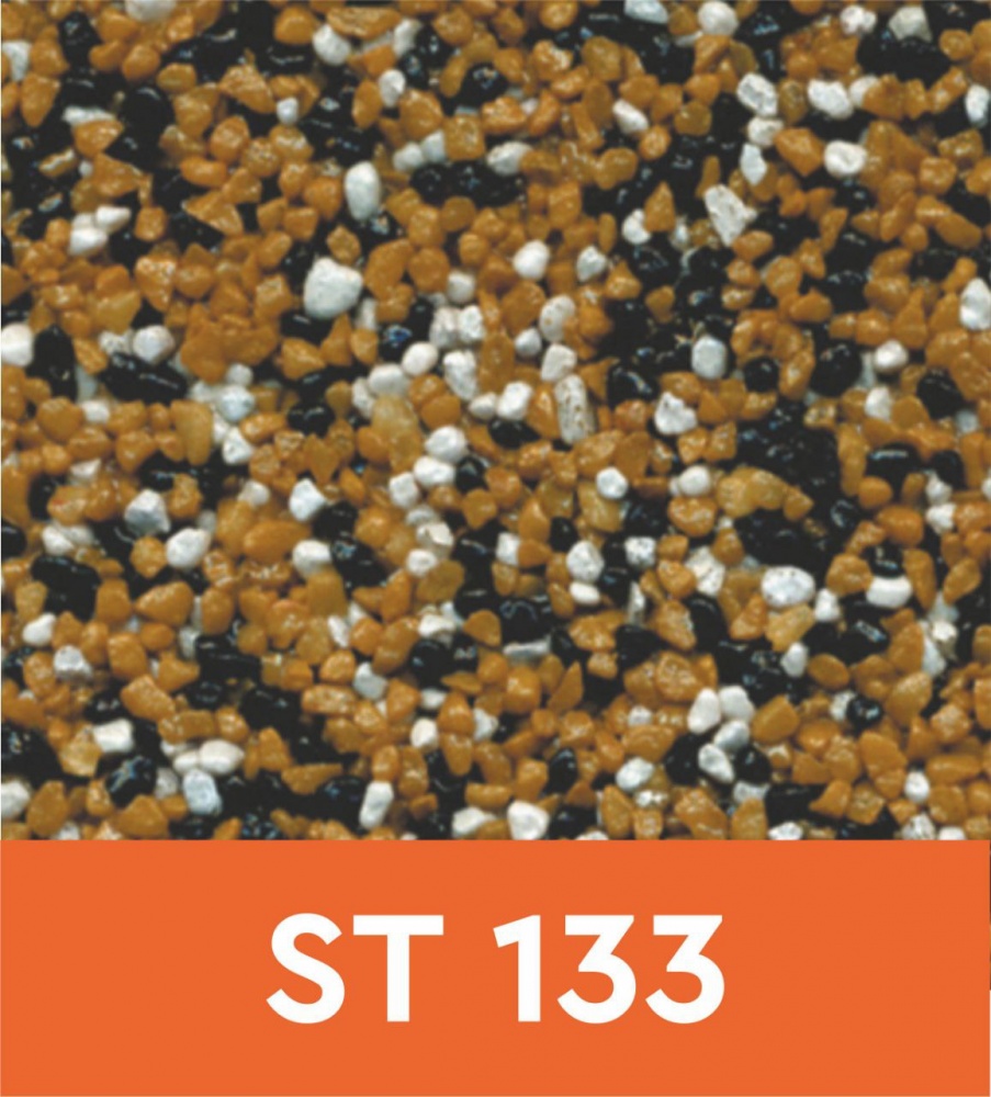 Декоративная штукатурка мозаичная Ферозит силиконовая 33 «Мозаика», ST 133 0,8-1,2 мм 14 кг