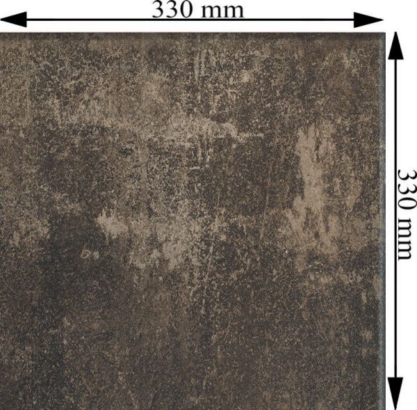 Клинкерная плитка Fondi brown kapinos stopnica narozna 33x33 Ceramika Paradyz