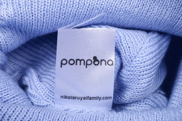 Шапочка дитяча унісекс Pompona р.54-56 блакитний 20 Z P 94 