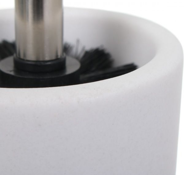 Йоржик для унітаза Luna raimond чорний із білою колбою