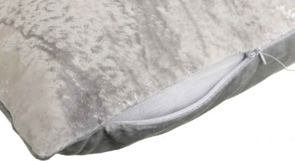 Подушка KM Мрамор 100% полиэстер 45x45 см светло-серый 