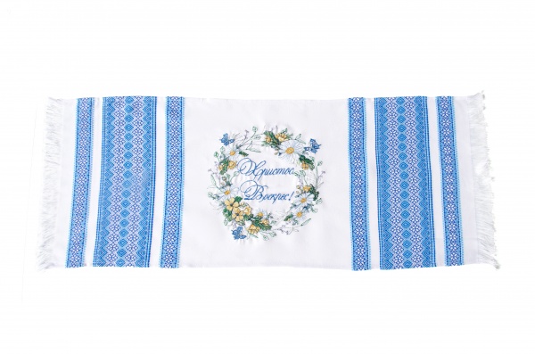 Полотенце 463-21/00 , р.0,80х0,32, синий 32x80 см Эдельвика голубой 