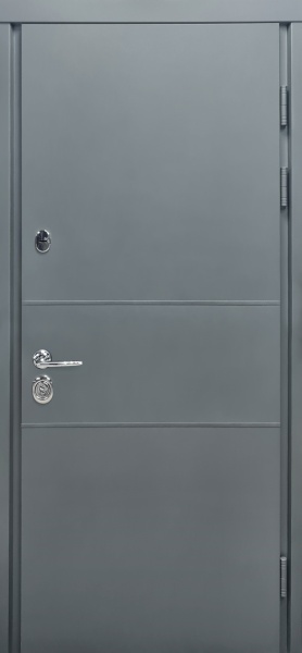 Дверь входная Булат Elegant 703 грей 2050x850 мм правая