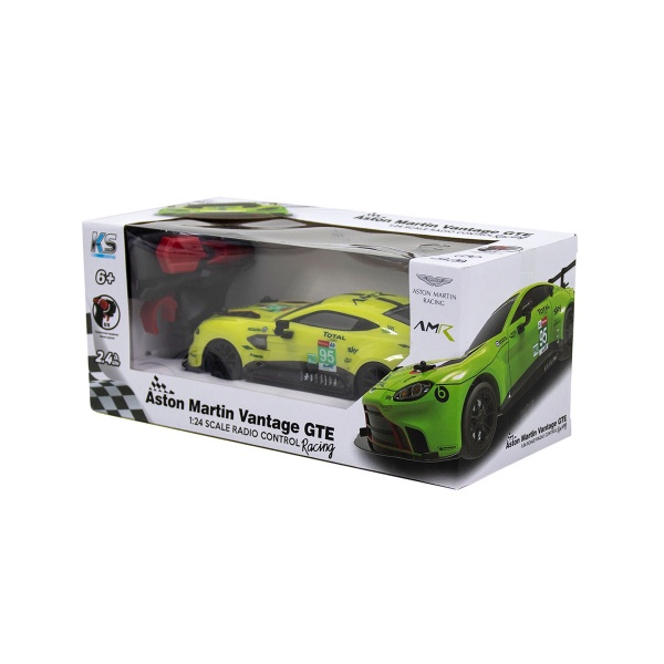 Машинка Aston Martin New Vantage GTE (1:24, 2.4Ghz, зелёный) 1:24 124RAMG