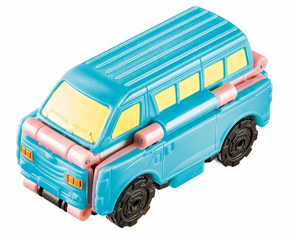 Машинка-трансформер Flip Cars 2 в 1 Міський транспорт, Автомобіль з морозивом і Міні-фургон EU463875-18