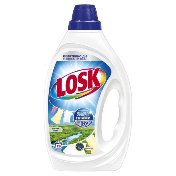 Гель для машинной и ручной стирки Losk Горное Озеро 0,855 л 