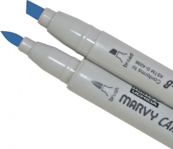 Маркер двусторонний Marvy 1900B-S 22191003T голубой 