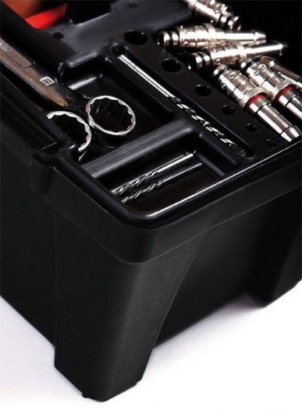 Скриня для ручного інструменту для дрібних деталей Prosperplast MUSTANG (550x267x270) з 2 органайзерами N22R 22