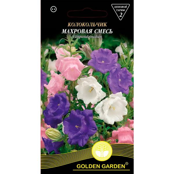 Семена Golden Garden Колокольчик махровая смесь (Голден Гарден) (4820164124154) 0.2 г