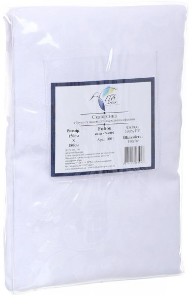 Скатерть Fobos 150x180 см белый ITA Dream 