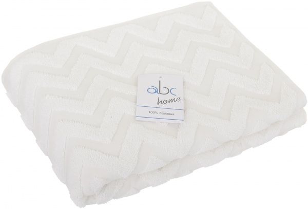 Полотенце Zigzag 70x140 см айвори ABC 