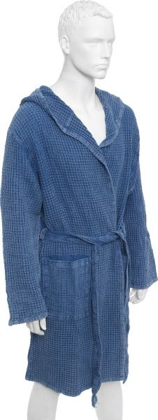 Халат чоловічий Home Line Stonewashed р. XL синій 