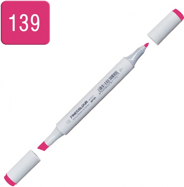 Маркер спиртовой FINECOLOUR Junior EF101-139 глубокий малиновый 