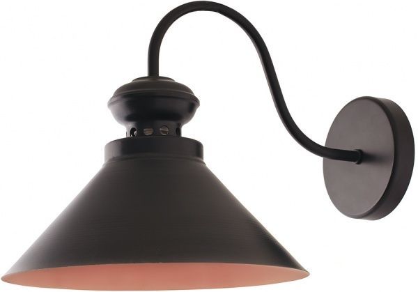 Бра Vesta Light 1x40 Вт E14 черный LOFT 17371 чорний